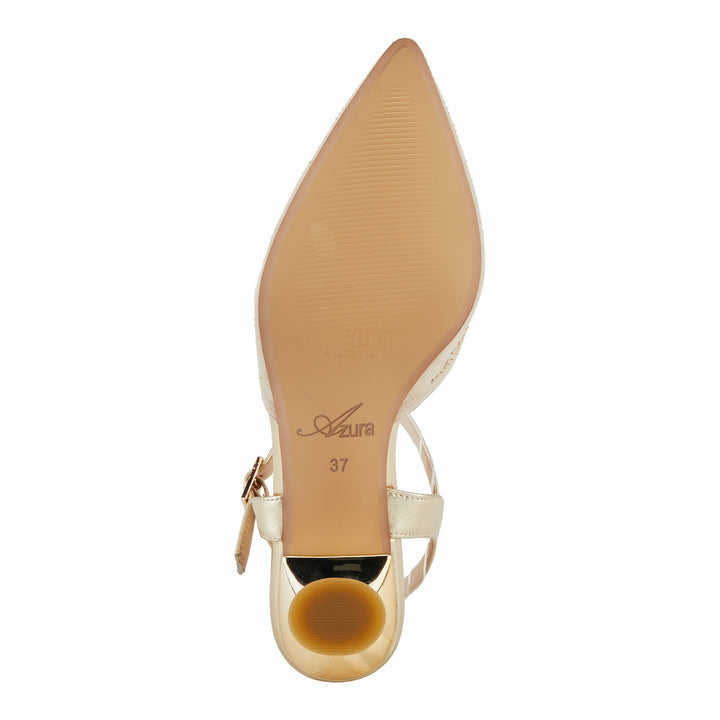 Delicate Azura - Soft Gold - Becker's Best Shoes- Spring Step