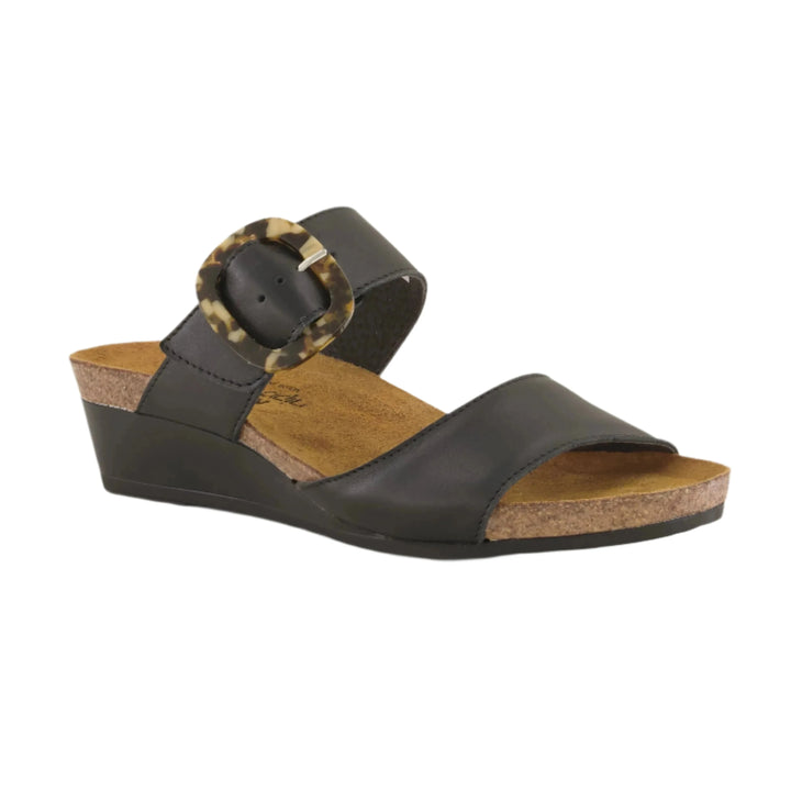 Kingdom Sandals - Jet Black - Becker's Best Shoes- Naot