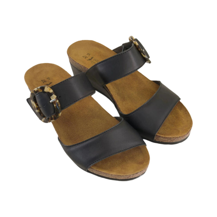 Kingdom Sandals - Jet Black - Becker's Best Shoes- Naot