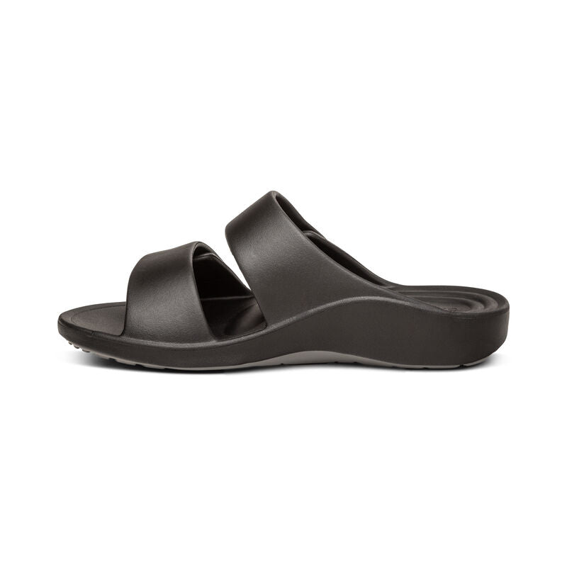 Milo Orthotic Slides - Mens -Black - Becker's Best Shoes