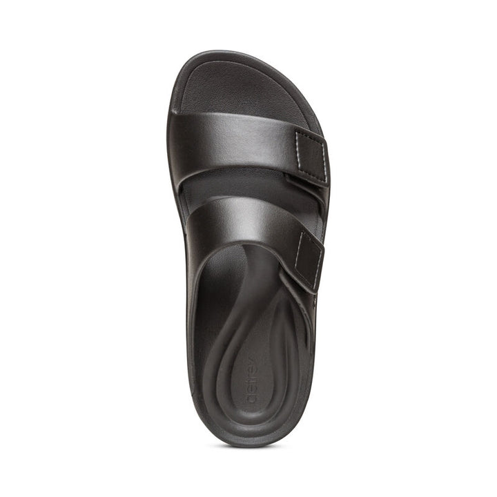 Milo Orthotic Slides - Mens -Black - Becker's Best Shoes