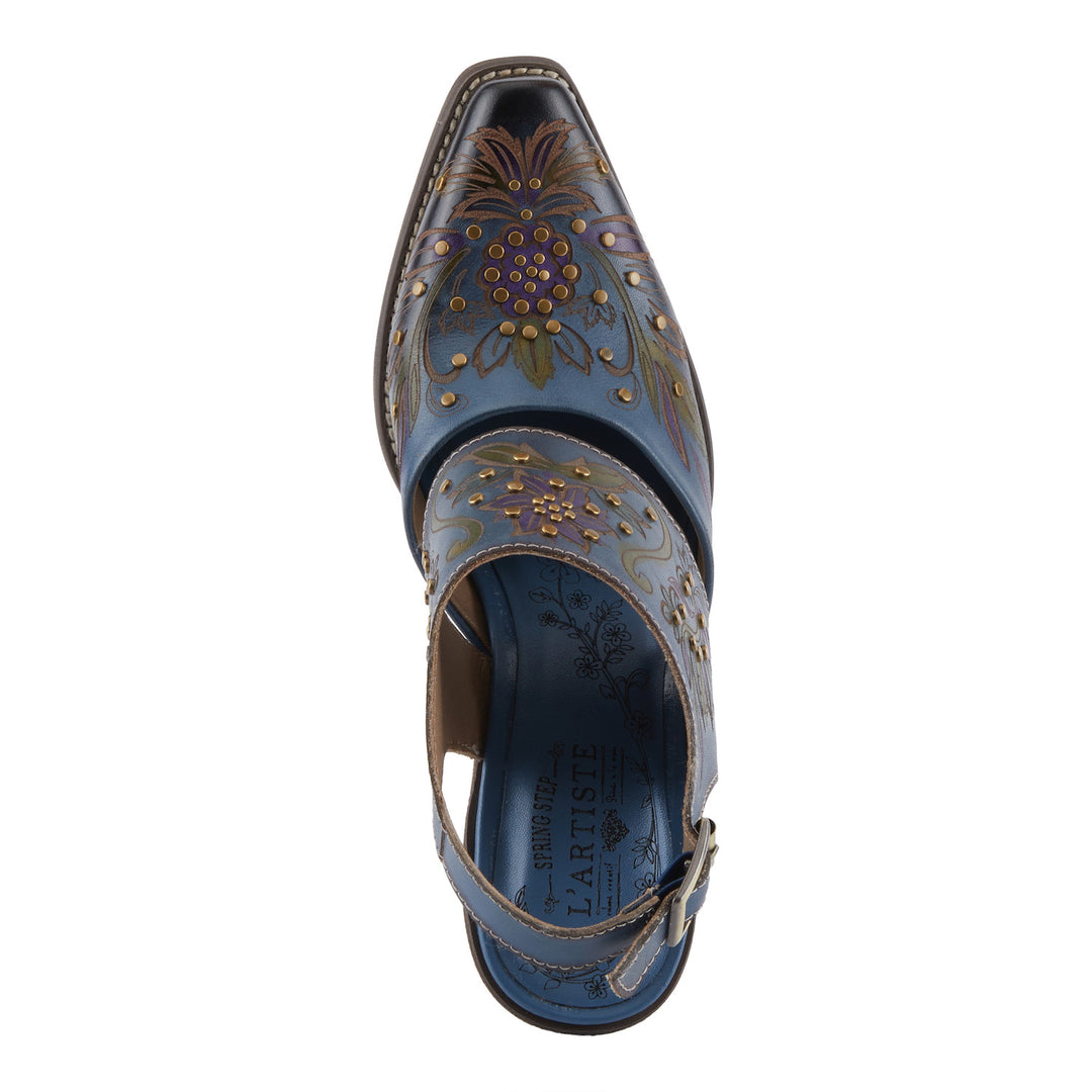 Devika Stud L’Artiste Blue Multi - Becker's Best Shoes- Spring Step