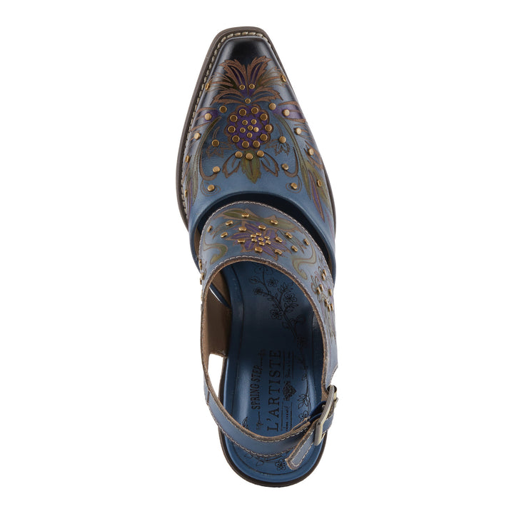 Devika Stud L’Artiste Blue Multi - Becker's Best Shoes- Spring Step