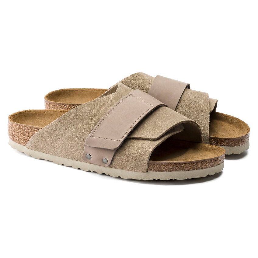 Regular Kyoto Nubuck Suede/Leather - Taupe Birkenstock