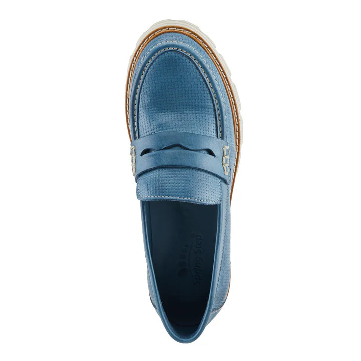 Lexington - Blue SPRING FOOTWEAR CORP