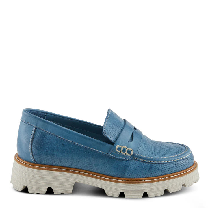 Lexington - Blue SPRING FOOTWEAR CORP