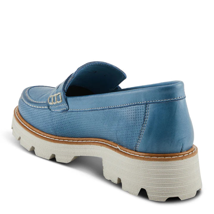 Lexington - Blue SPRING FOOTWEAR CORP