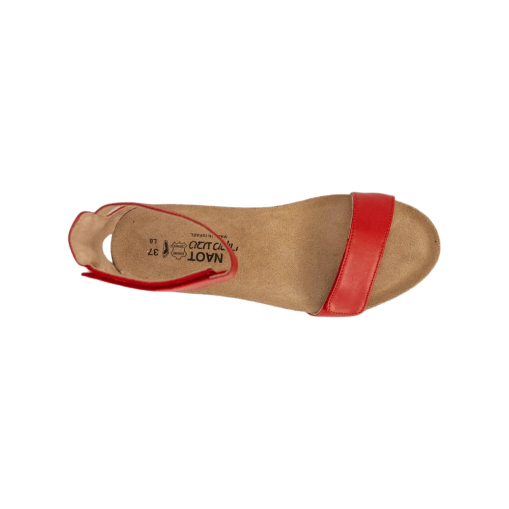 Mermaid - Red Leather - Becker's Best Shoes- Naot