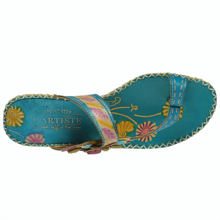 Santorini L'Artiste - Turquoise - Becker's Best Shoes- Spring Step