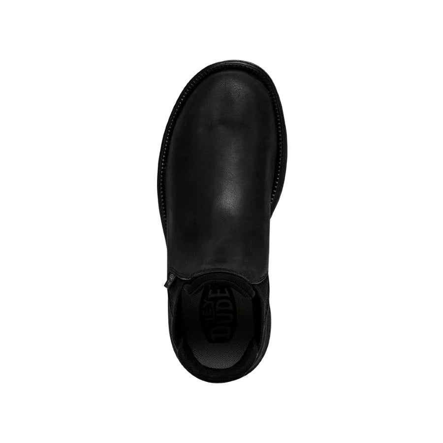Men's Branson Leather Boot - Black Hey Dude