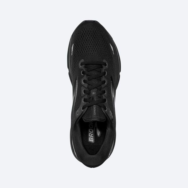 Men's Ghost 15 Running Shoes - Black|Black|Ebony BROOKS SPORTS, INC
