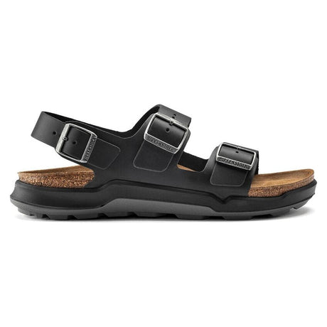 Men's Milano Rugged Oiled Leather - Black Birkenstock