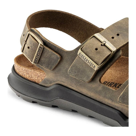 Milano Rugged Men Oiled Leather - Faded Khaki Birkenstock