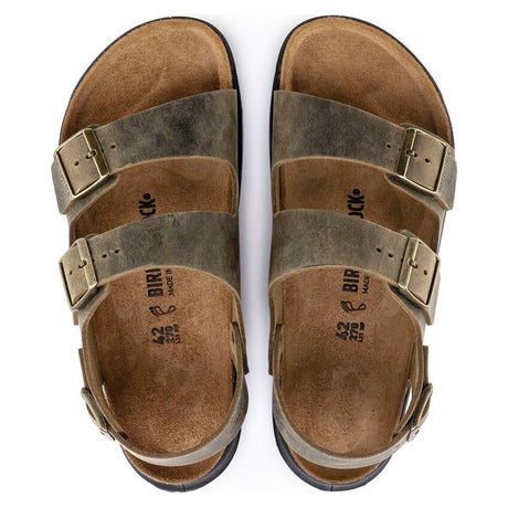 Milano Rugged Men Oiled Leather - Faded Khaki Birkenstock