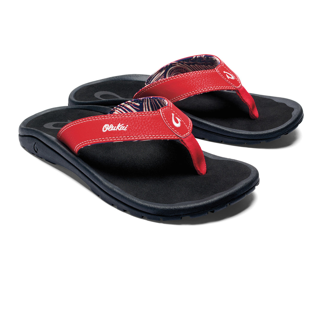 Ohana - Red Lava/Black - Becker's Best Shoes- OluKai