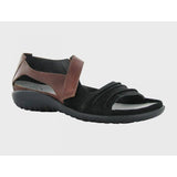 Papaki - Black Velvet Nubuck | Cinnamon Leather Naot