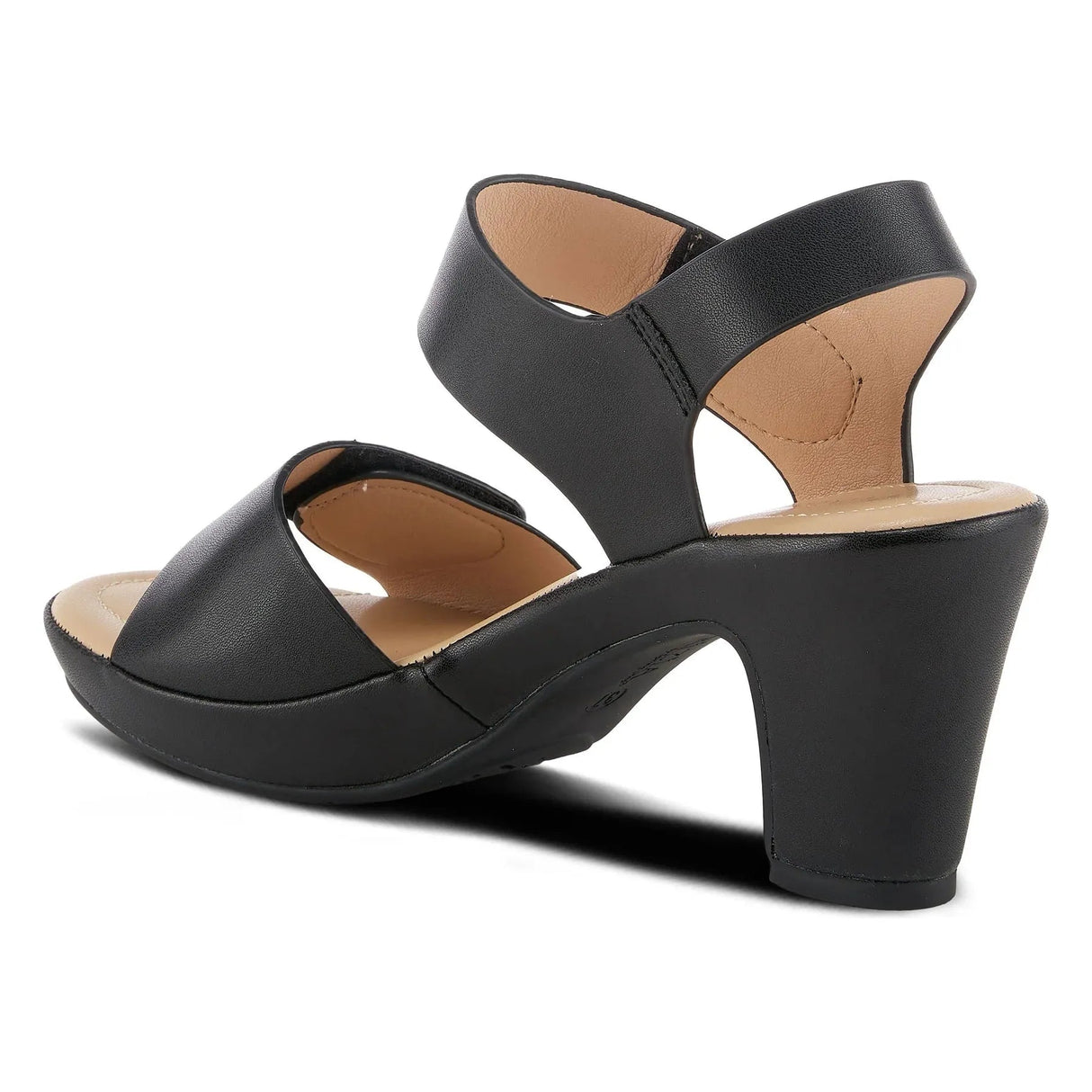 Patrizia Dade Smooth Sandals - Black Spring Step