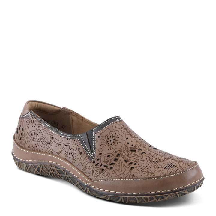 Libora L'Artiste - Grey Leather - Becker's Best Shoes- Spring Step