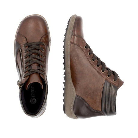 R1458-22 - Brown - Becker's Best Shoes- Rieker