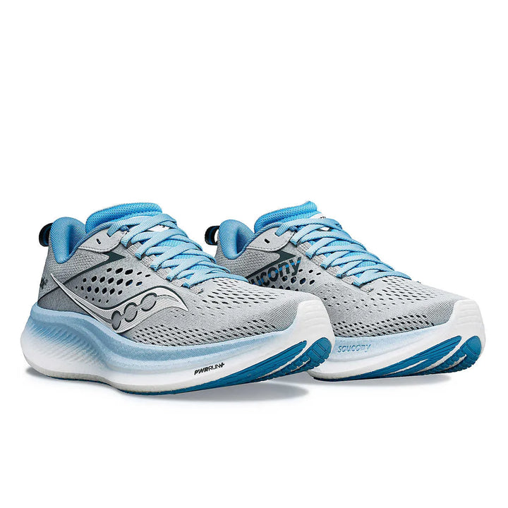 Ride 17 Women's Wide - Cloud/Breeze - Becker's Best Shoes- Saucony