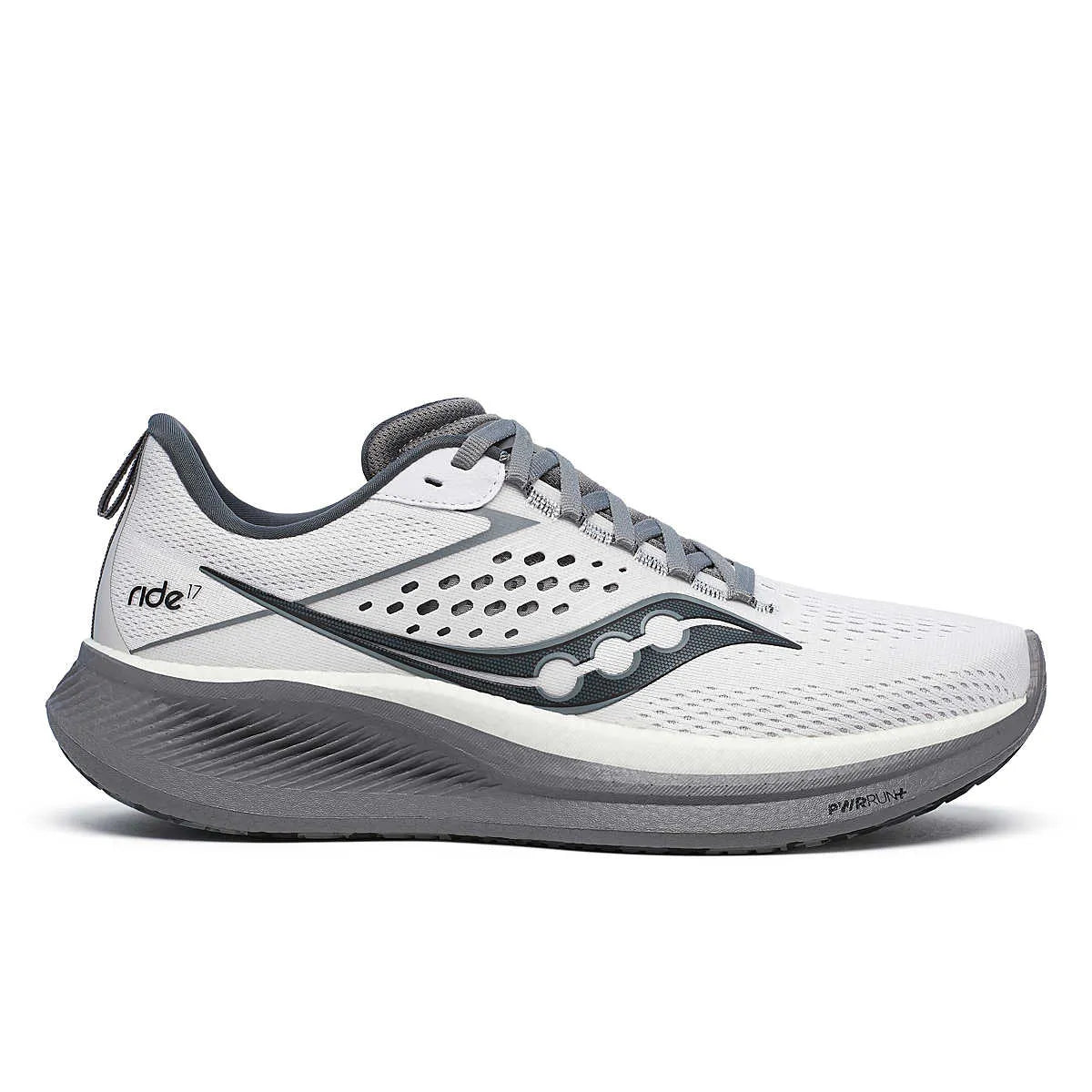 Ride 17 Men's - White/Black - Becker's Best Shoes- Saucony