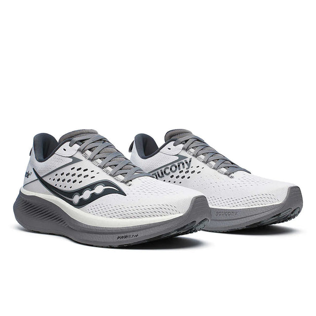 Ride 17 Men's - White/Black - Becker's Best Shoes- Saucony