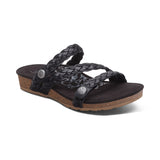 Josie Braided Slide - Black