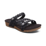 Josie Braided Slide - Black