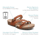 Josie Braided Slide - Ginger