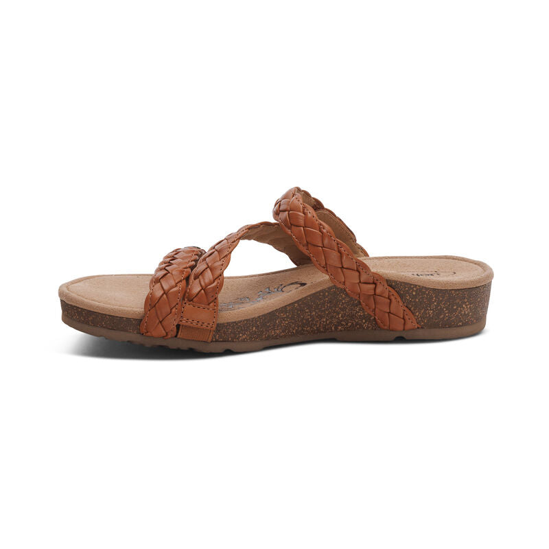 Josie Braided Slide - Ginger
