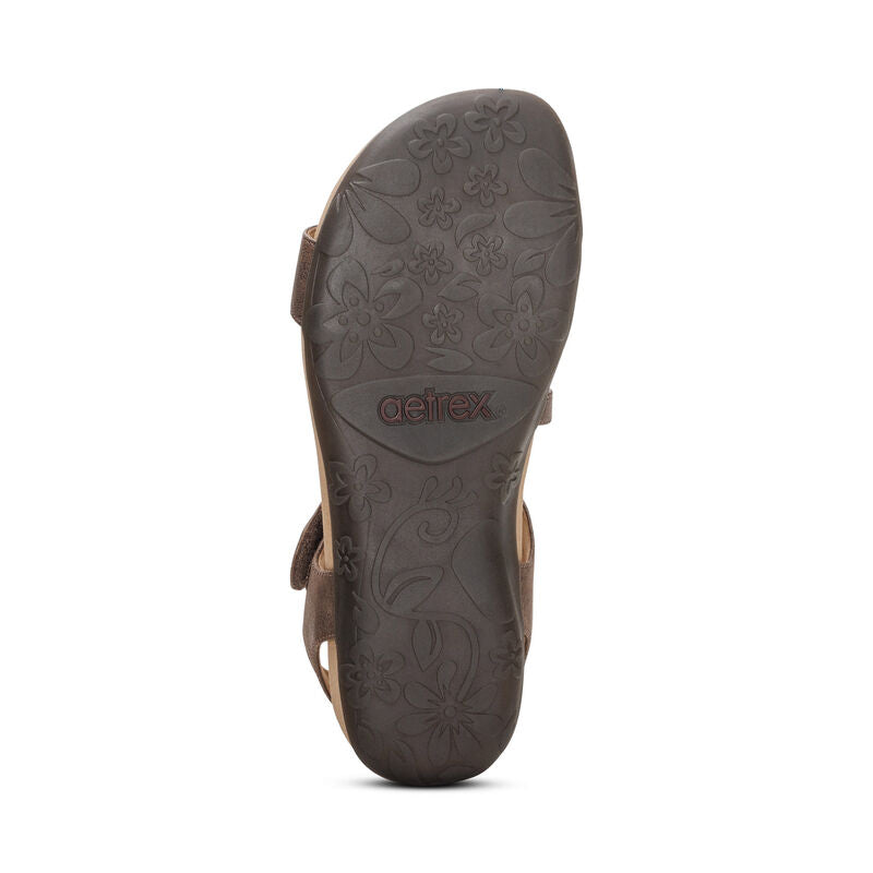 Jess Adjustable Strap Sandal - Bronze