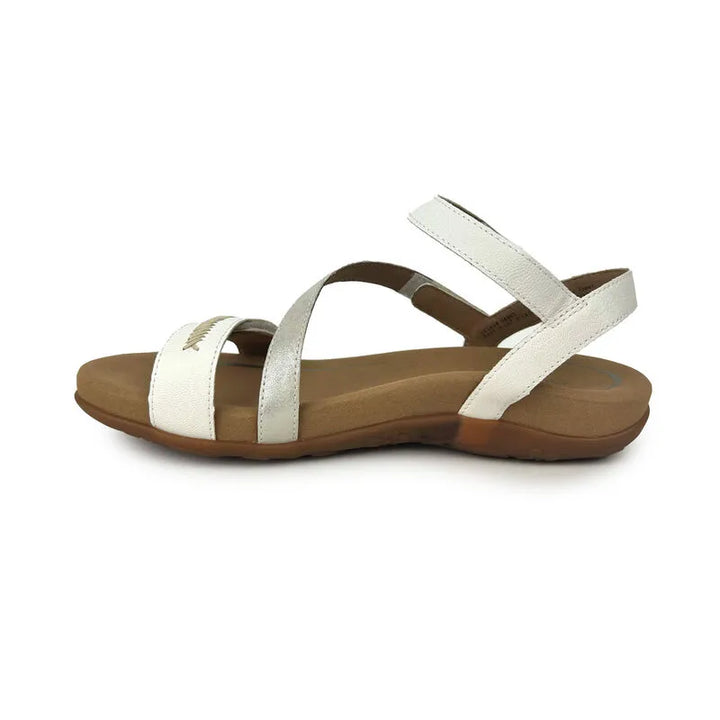 Gabby Adjustable Strap Sandal - White - Becker's Best Shoes