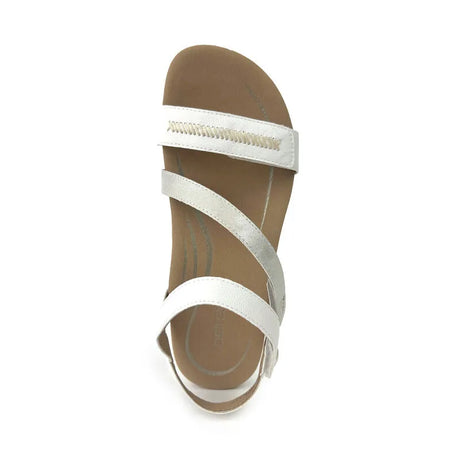 Gabby Adjustable Strap Sandal - White - Becker's Best Shoes