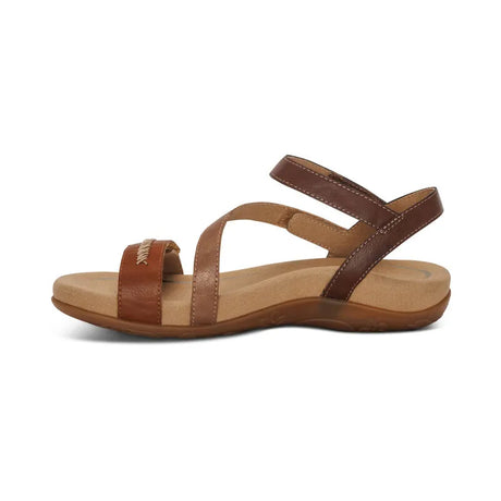 Gabby Adjustable Strap Sandal - Brown Multi - Becker's Best Shoes