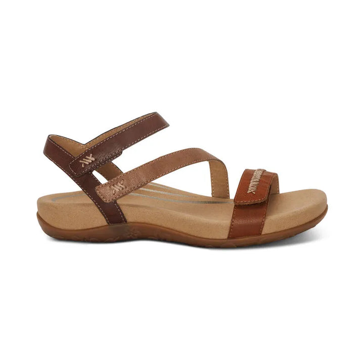 Gabby Adjustable Strap Sandal - Brown Multi - Becker's Best Shoes