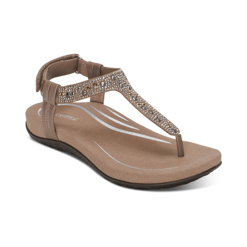 Marni Slingback Thong Sandal - Taupe - Becker's Best Shoes