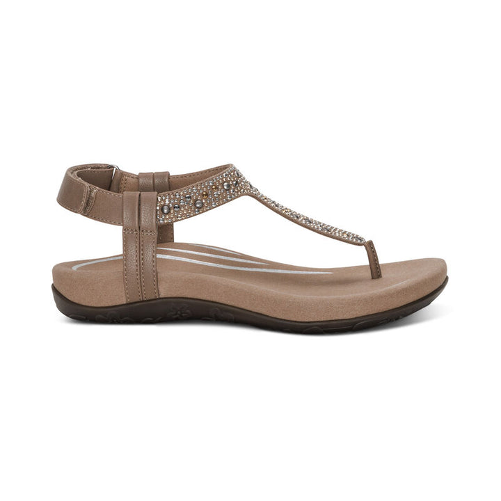 Marni Slingback Thong Sandal - Taupe - Becker's Best Shoes