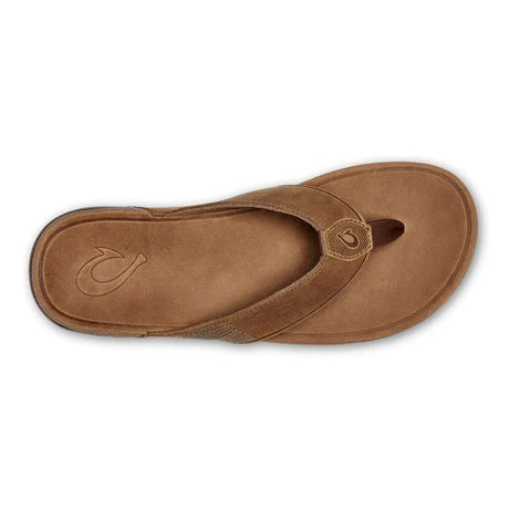 Tuahine Men's Leather Beach Sandals - Toffee OluKai