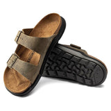 Arizona Rugged Men Oiled Leather - Faded Khaki Birkenstock