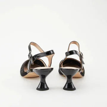 Azura Delicate Sandals - Black Spring Step