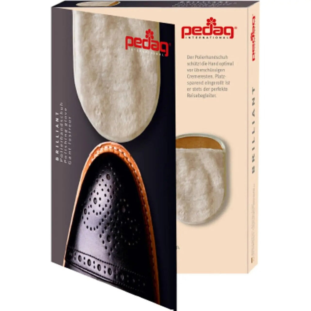 Brilliant Shearling Shoe Polishing Glove PEDAG USA