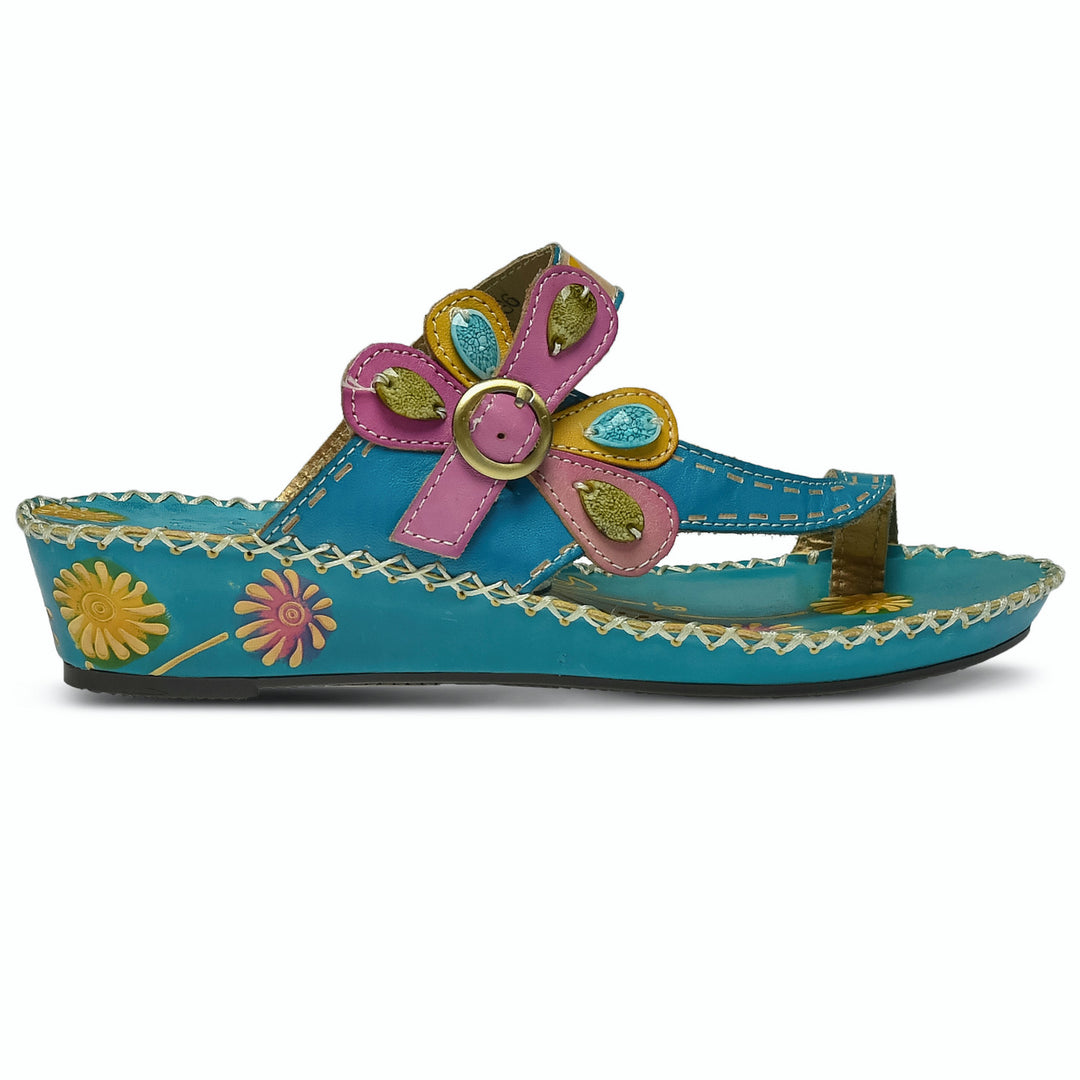 Santorini L'Artiste - Turquoise - Becker's Best Shoes- Spring Step