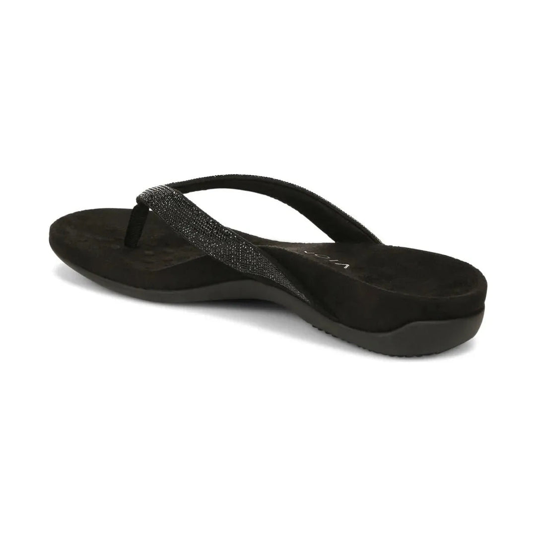 Dillon Shine SANDALS - BLACK Vionic