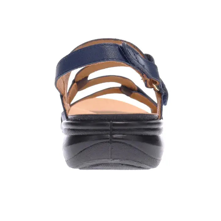 Emerald BACK STRAP SANDAL - Blue French Revere