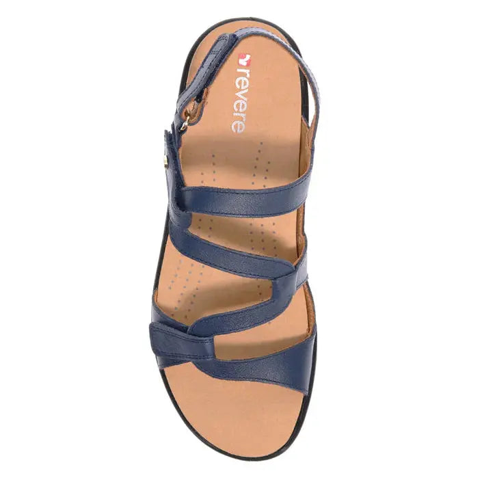 Emerald BACK STRAP SANDAL - Blue French Revere