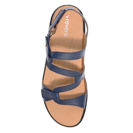 Emerald BACK STRAP SANDAL - Blue French Revere