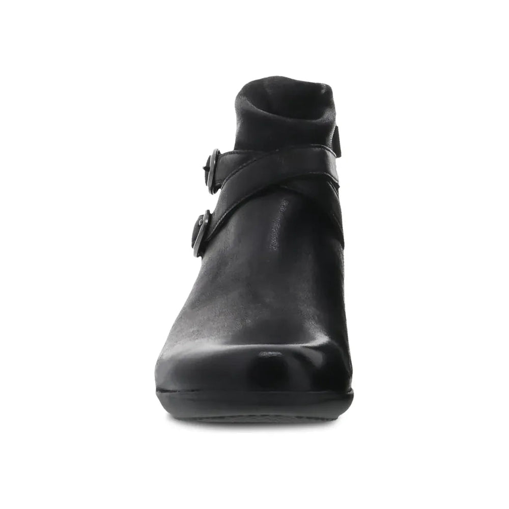 Faithe Leather Ankle Boots - Black Dansko