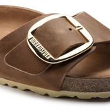 Madrid Big Buckle - Oiled Leather Cognac