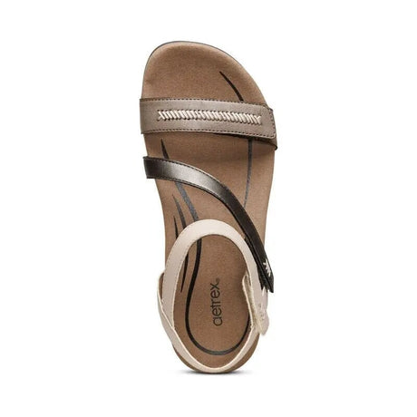 Gabby Adjustable Strap - Stone Multi Aetrex