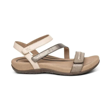Gabby Adjustable Strap - Stone Multi Aetrex